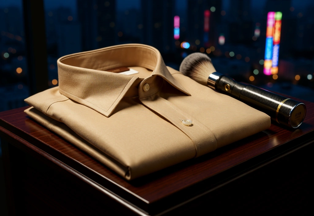 Cotton-silk blend texture