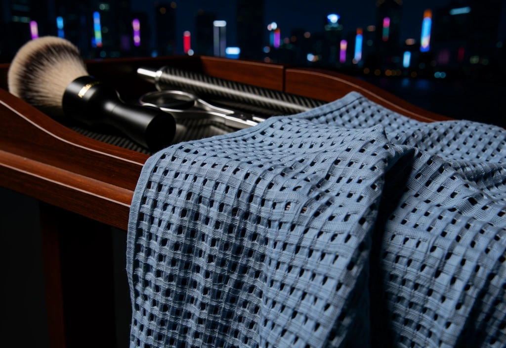Open-weave linen texture